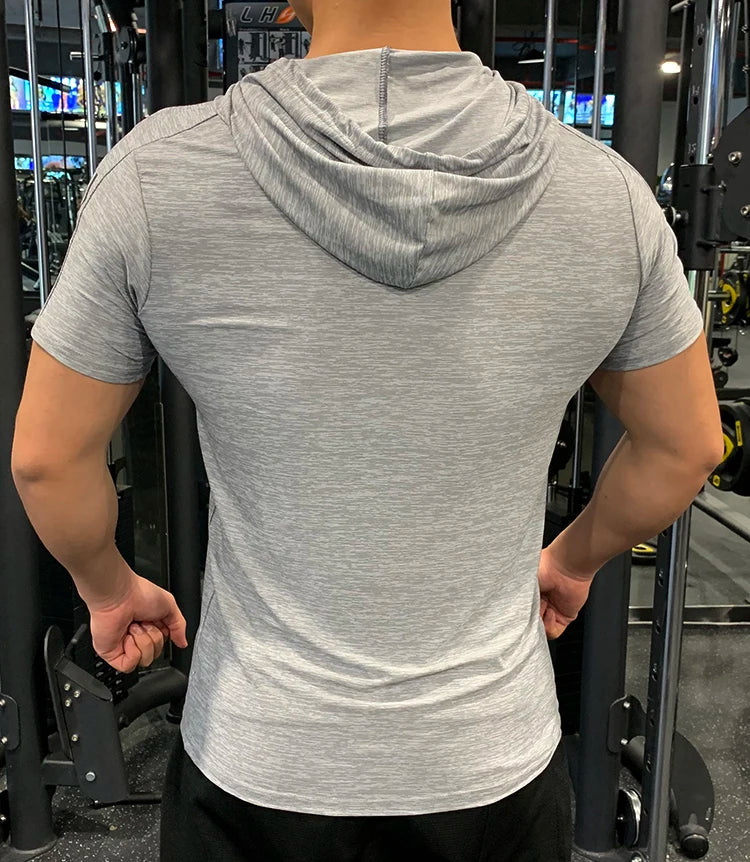 T-shirt à capuche gym – Homme