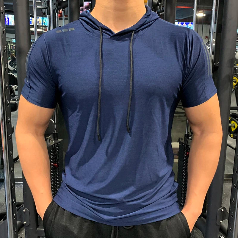 T-shirt à capuche gym – Homme
