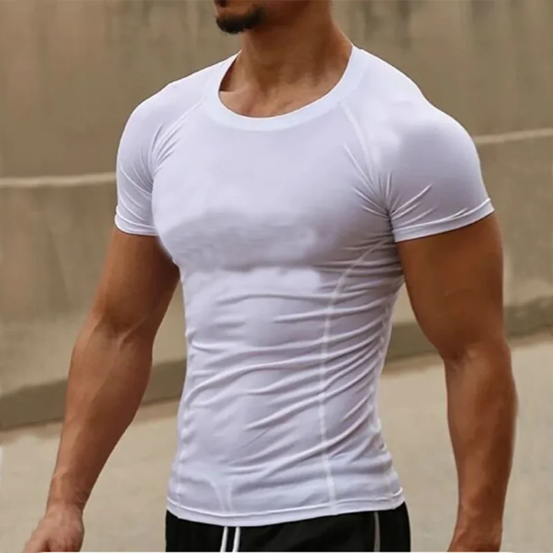 T-shirt de compression manches courtes homme
