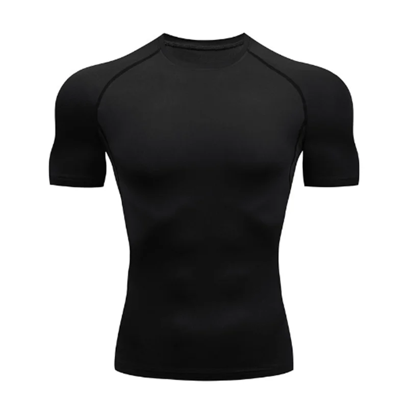 T-shirt de compression pour homme à manches courtes
