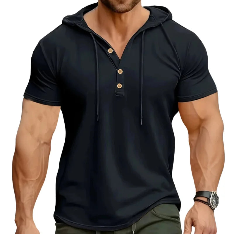 T-shirt à capuche slim fitness – Homme