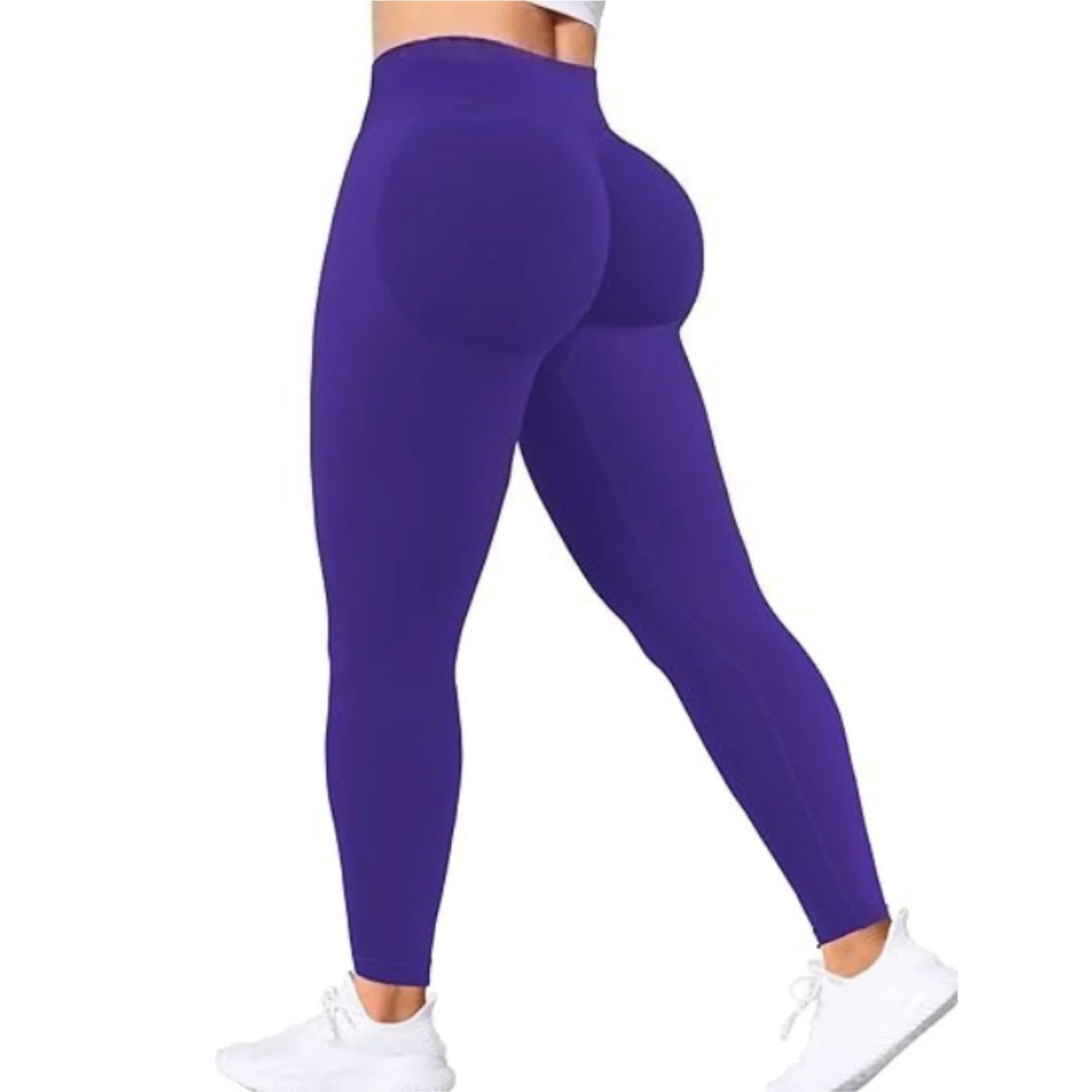 Legging yoga sans couture gainant femme – Taille haute, sport, fitness