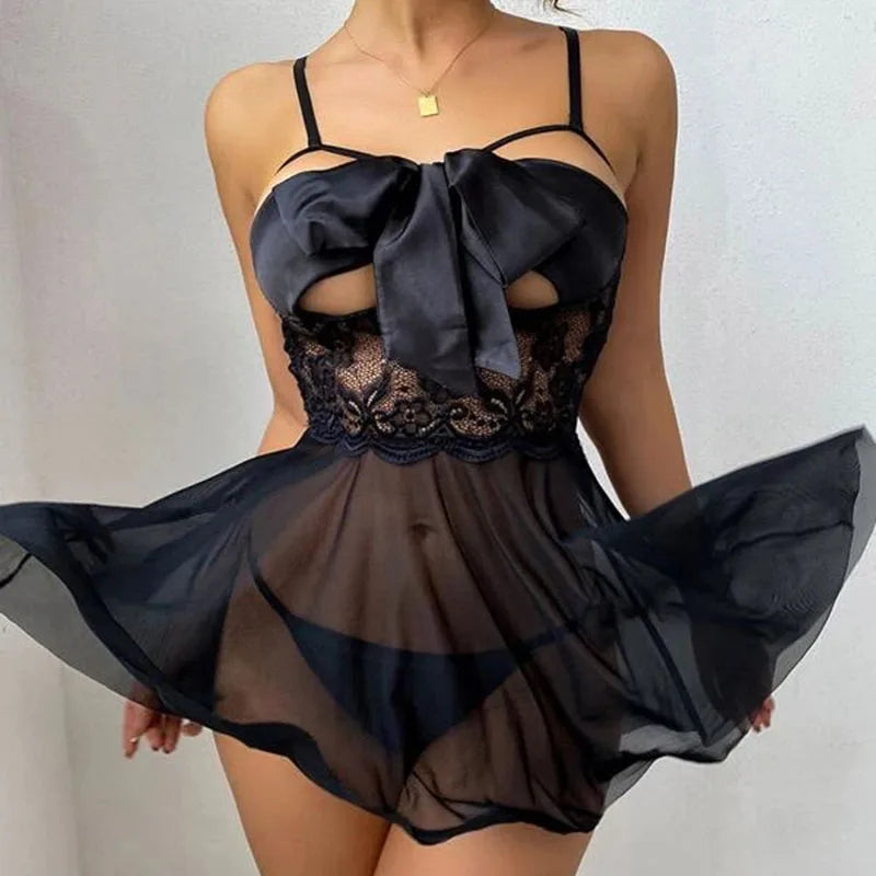 Ensemble lingerie dentelle sexy