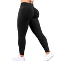 Legging yoga sans couture gainant femme – Taille haute, sport, fitness