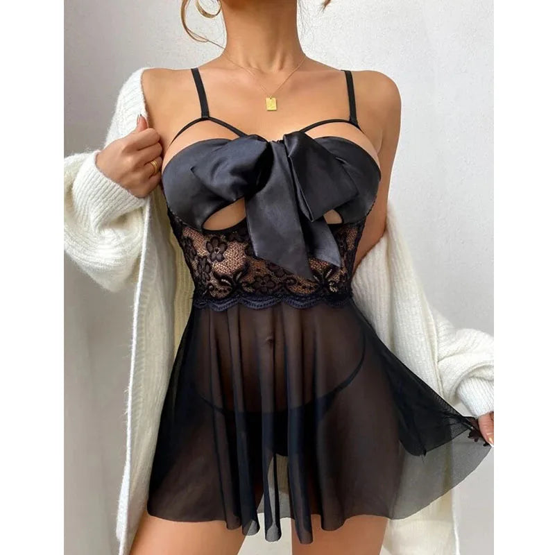 Ensemble lingerie dentelle sexy