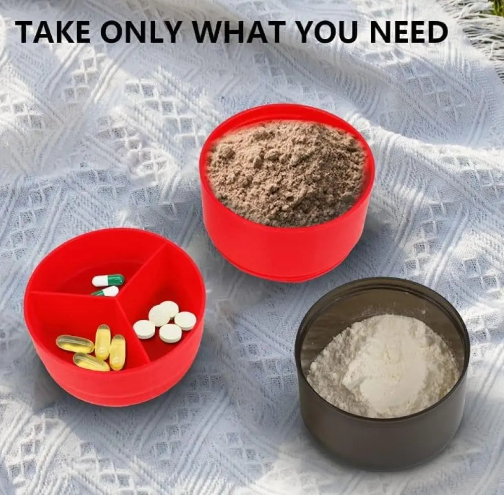 Ensemble shaker protéines 3 compartiments