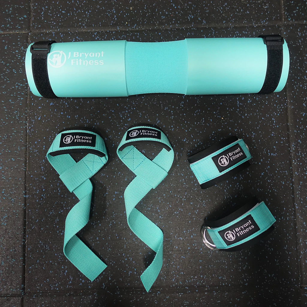 Kit hip thrust – Pad barre, sangle cheville et sangles de levage