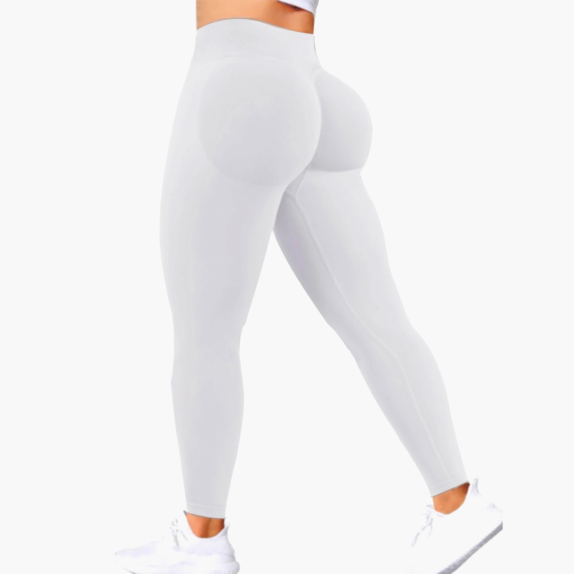 Legging yoga sans couture gainant femme – Taille haute, sport, fitness