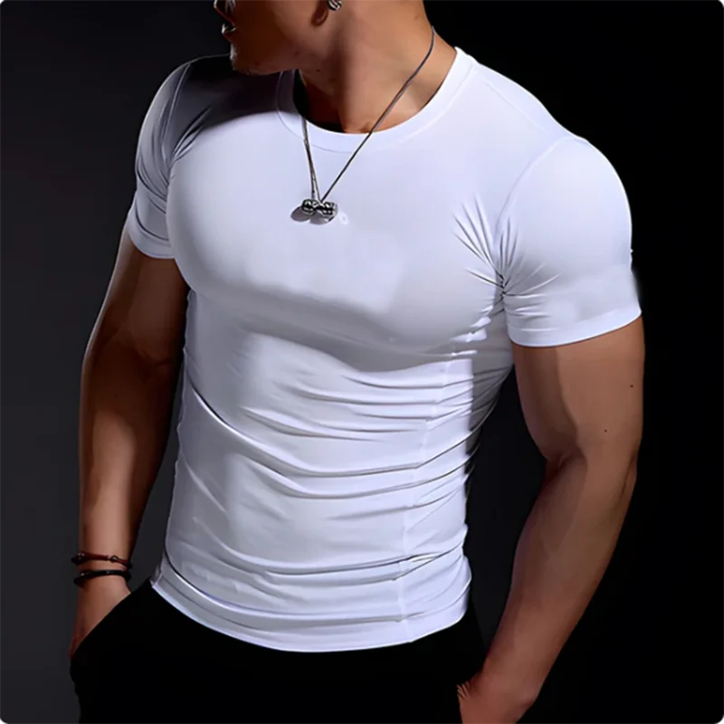 T-shirt de compression manches courtes homme