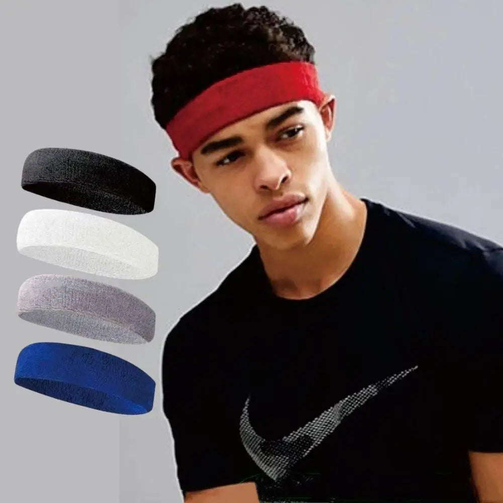 2 bandeaux de sport en coton – Anti-transpiration