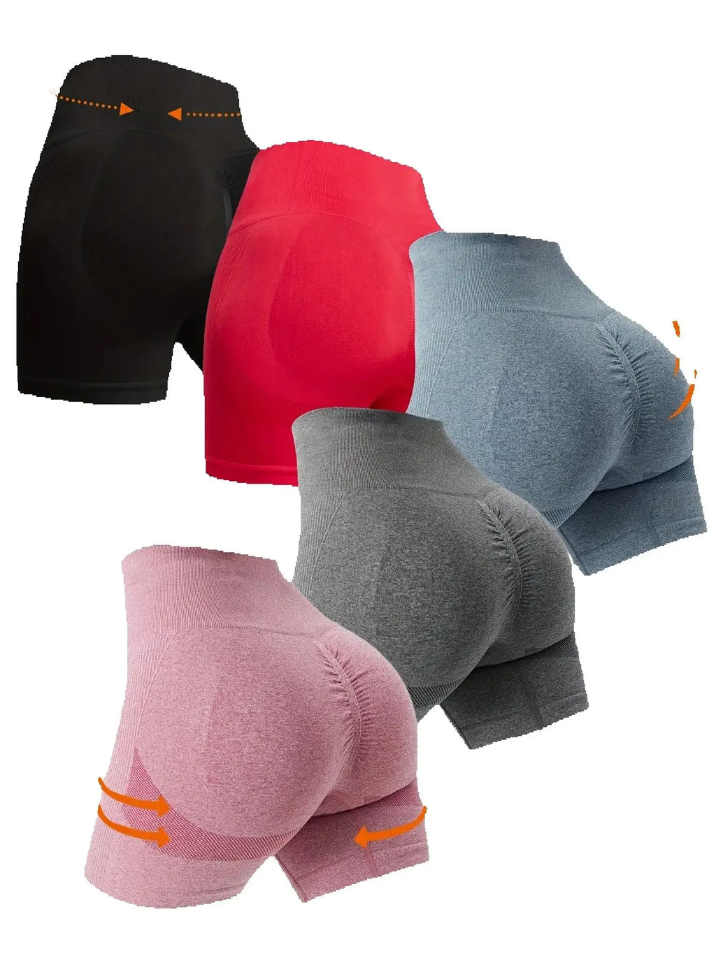 Short de cyclisme taille haute femme