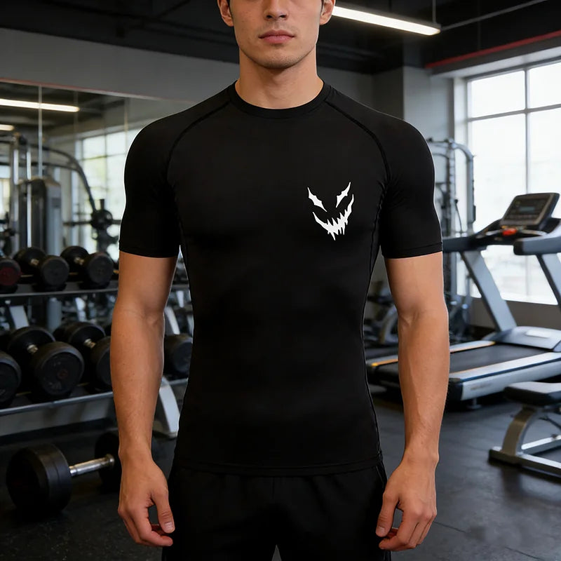 T-shirt de compression running homme